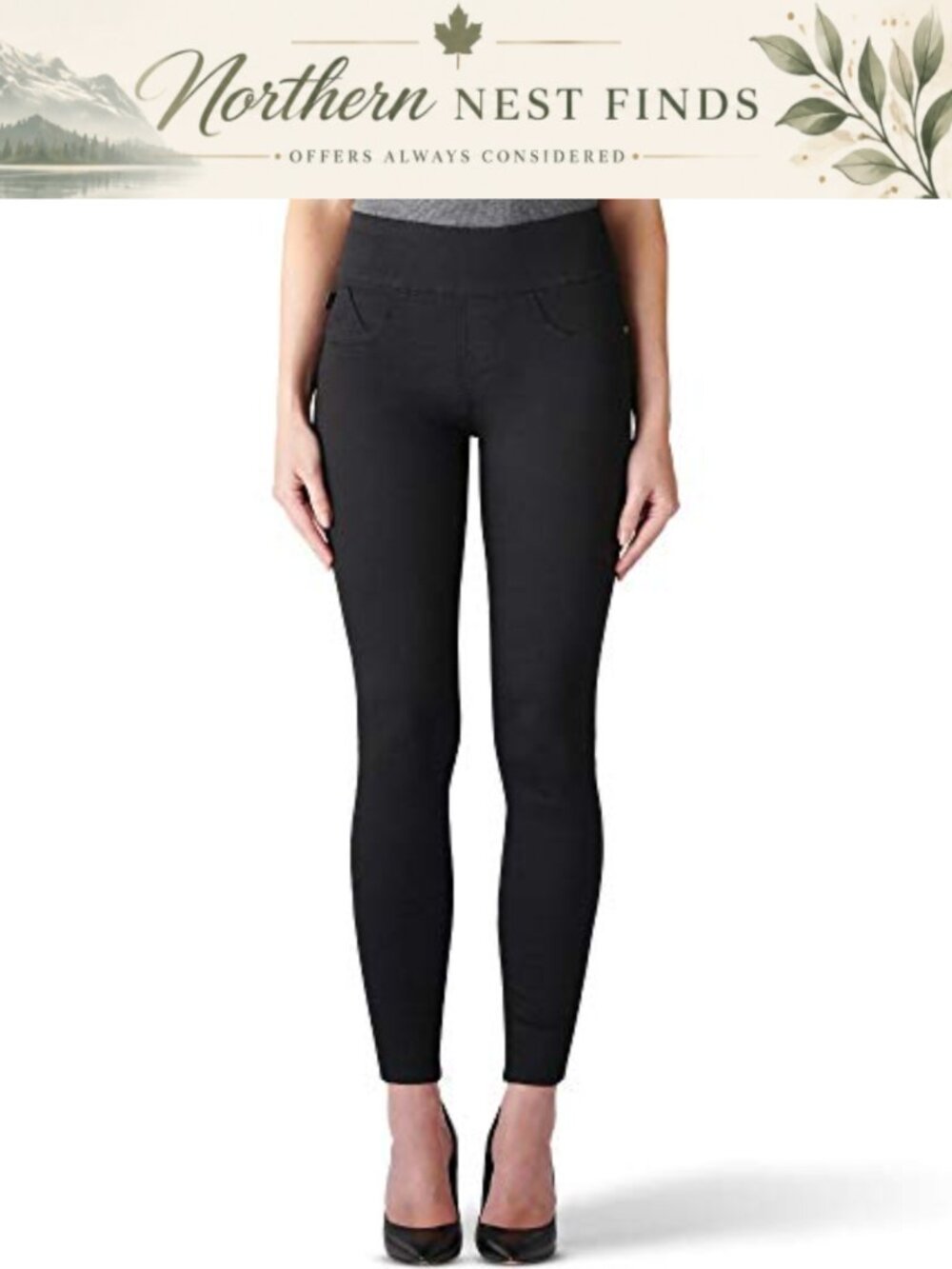 Denim Rx High Stretch Cotton Pull-On Jean Legging